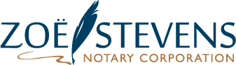 Logo - Zoë Stevens Notary Corporation